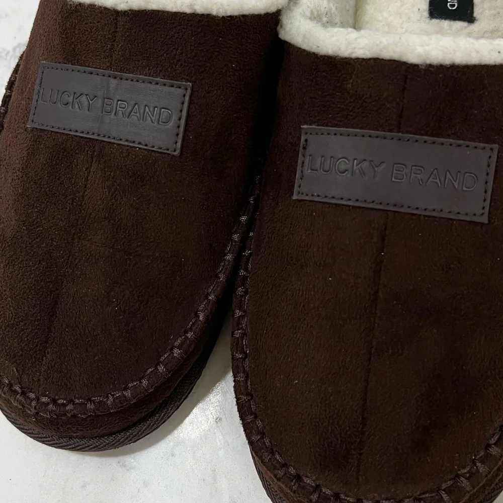 Lucky Brand Men's Dark Brown Slip-Ons